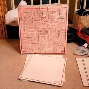 Coach gift box and bag